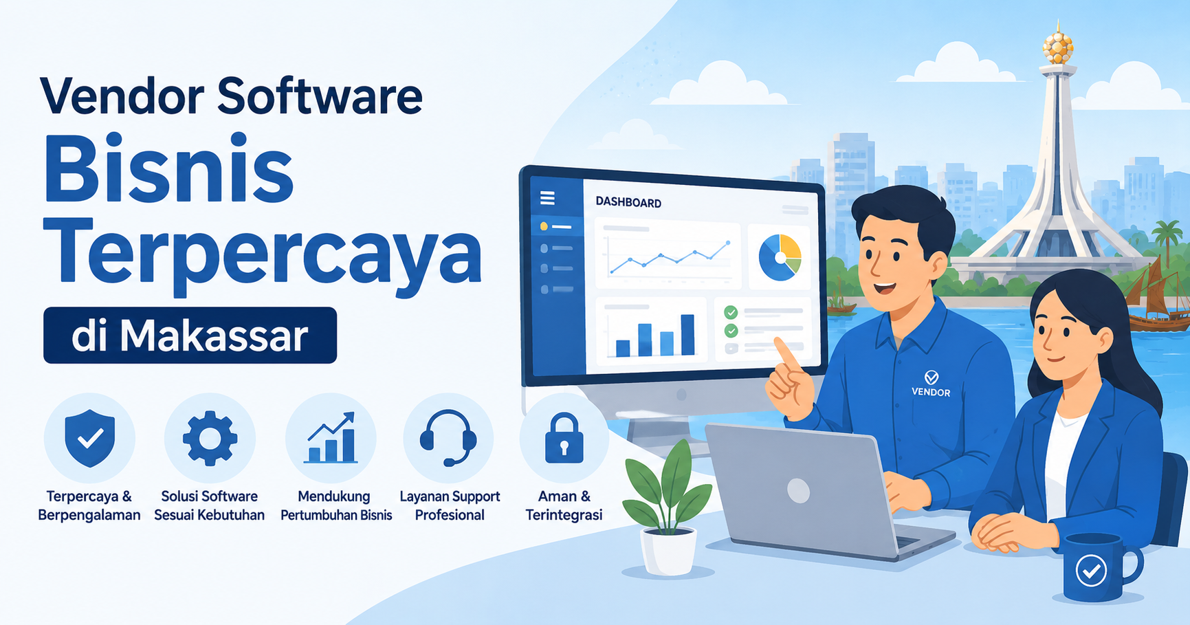Vendor Software Bisnis Terpercaya di Makassar